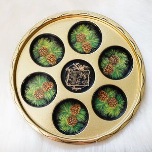 Vintage Oregon Drink Tray